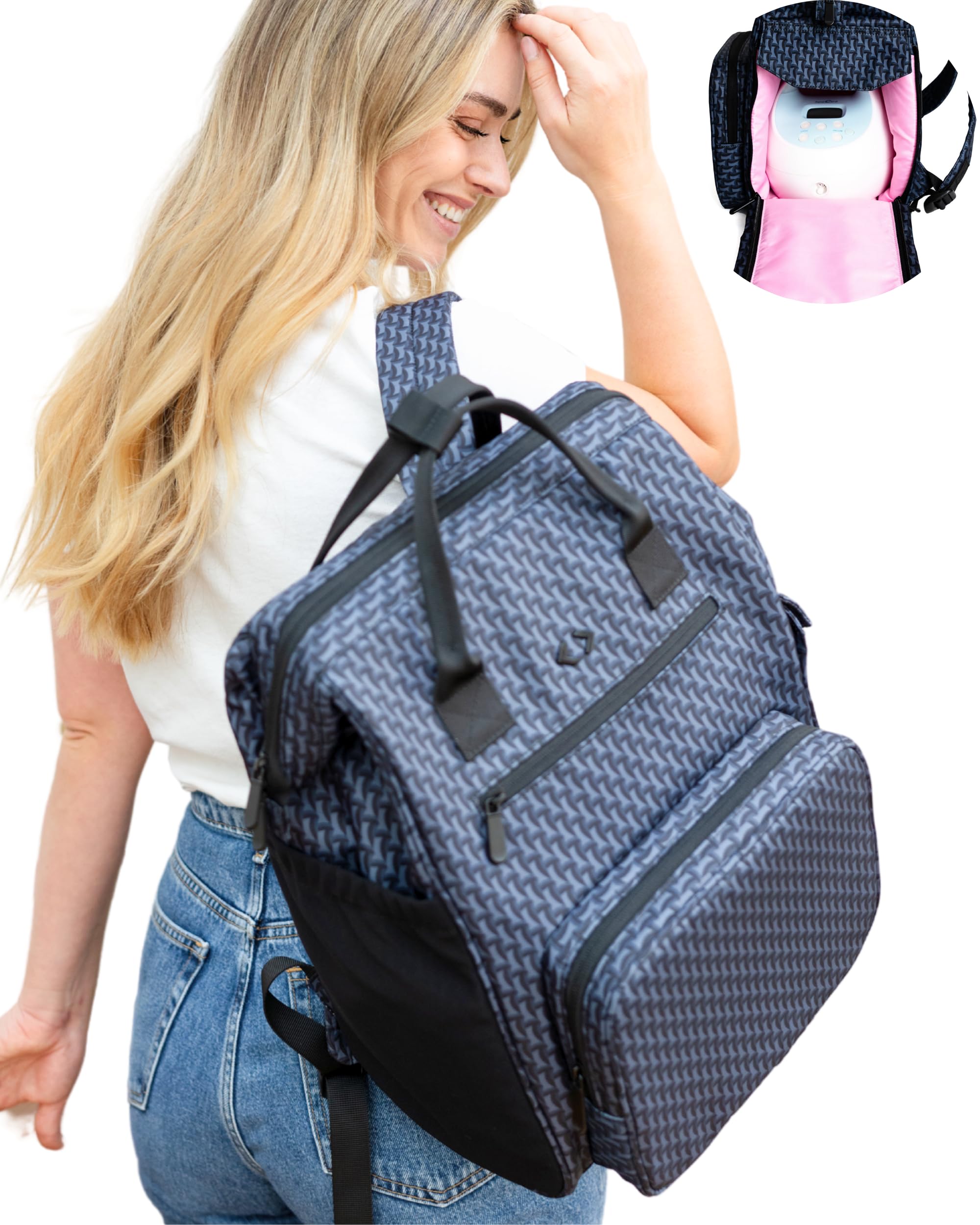 Amazon.com: IDAHO JONES Breast Pump Bag Backpack with Insulated